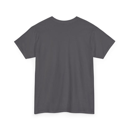 Charcoal crew-neck T-shirt with short sleeves