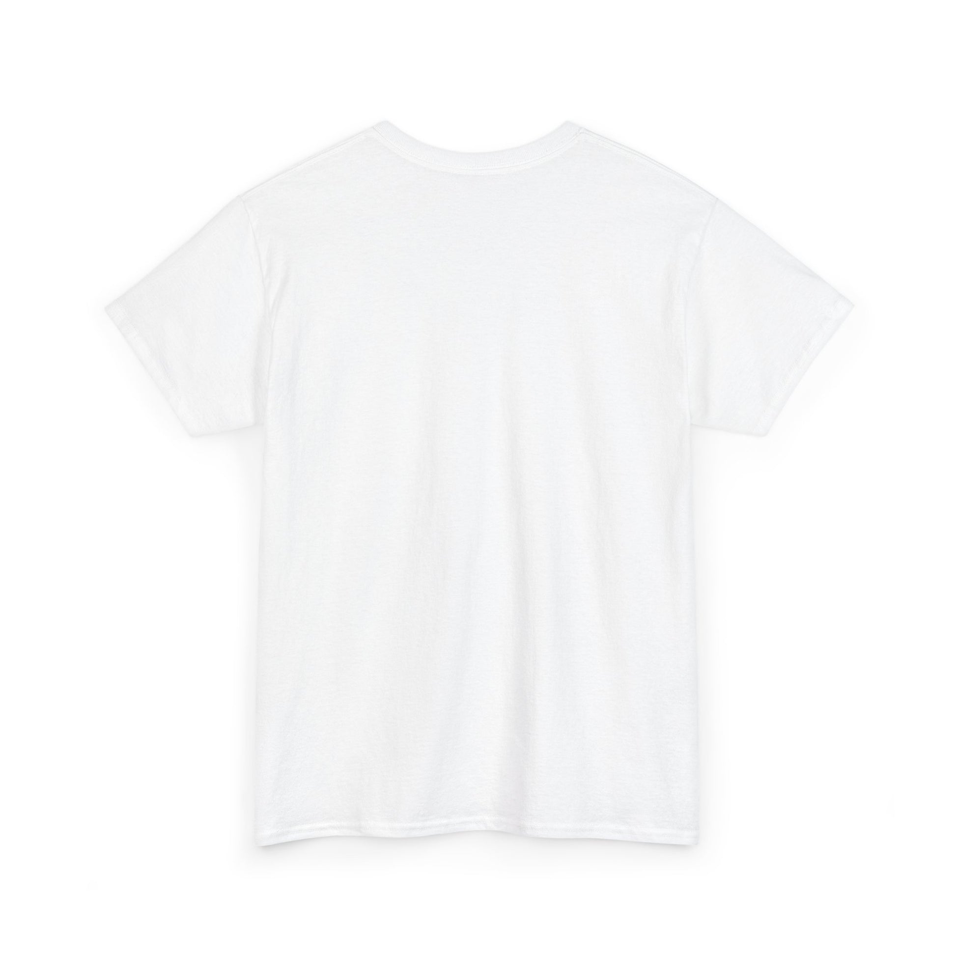 Manchester Skyline T-shirt, white crew neck, plain back view