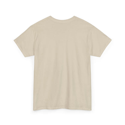 Sand crewneck T-shirt with no visible front graphic