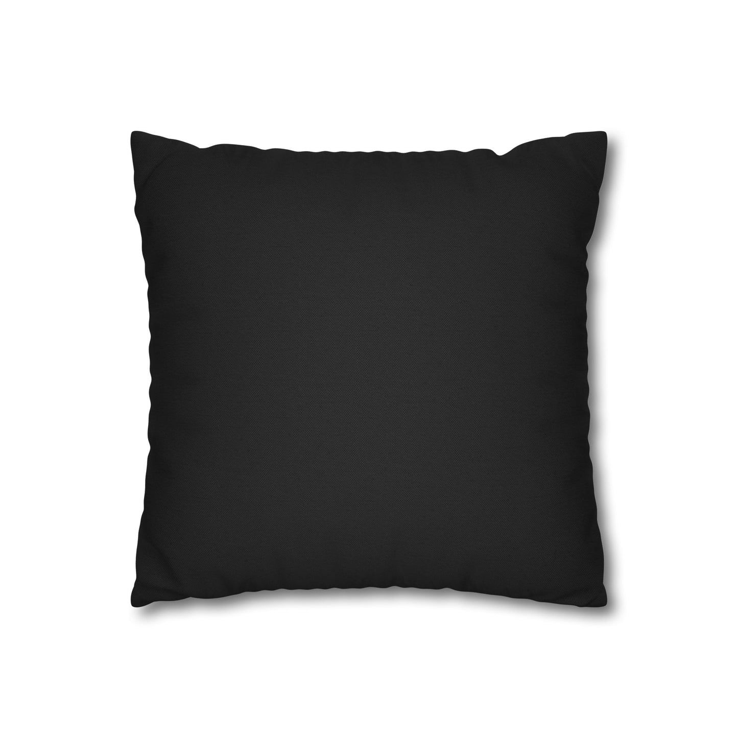 Black solid decor pillowcase