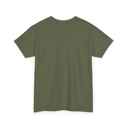 Forest green crewneck T-shirt, plain front