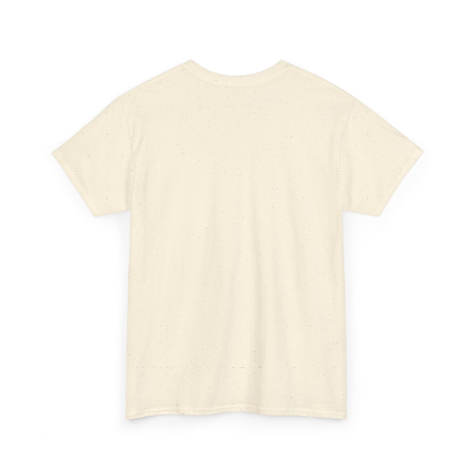 Australia-themed travel T-shirt in natural/beige, plain back with crew neck