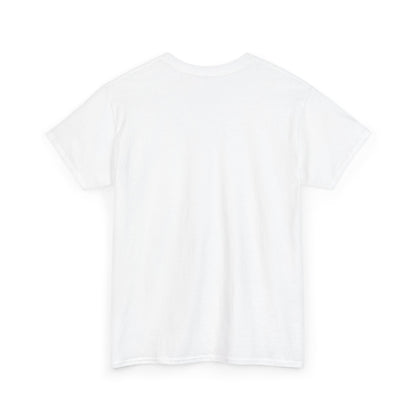 White T-shirt with plain back, no visible graphics